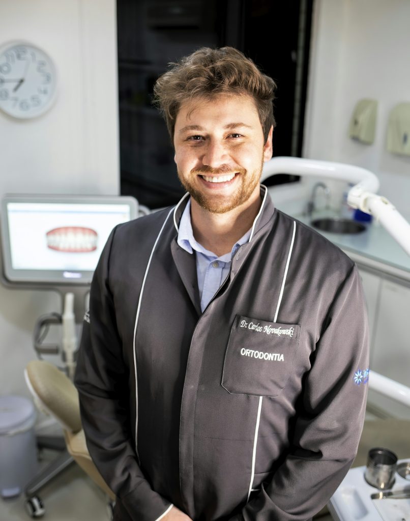 Man smiling after dental treatment