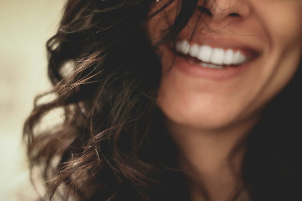 Woman with a natural healthy smile